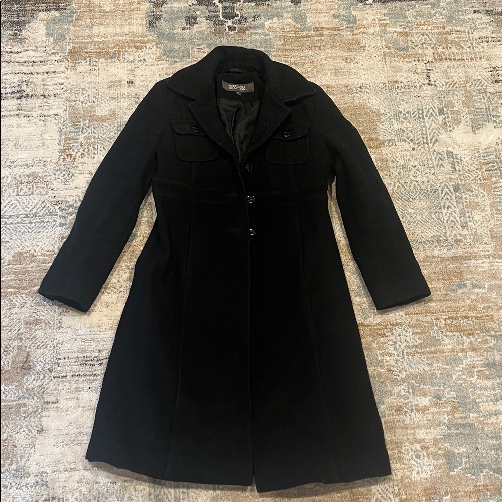 ‼️ Kenneth Cole Reaction Black Peacoat ‼️